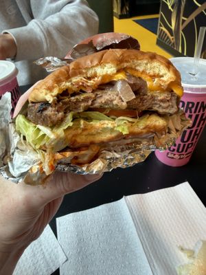 One night stand burger (MESSY but delicious)  at Slutty Vegan in Baltimore