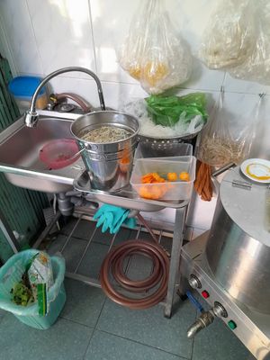 Inside kitchen at Thanh Tam in Ho Chi Minh City