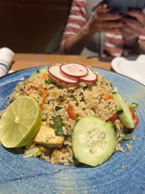 Vegan chaufa   at Serva Peruvian Cuisine in Hailey