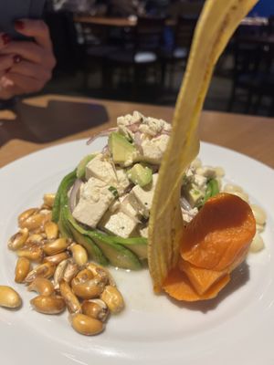 Vegan cevichee  at Serva Peruvian Cuisine in Hailey