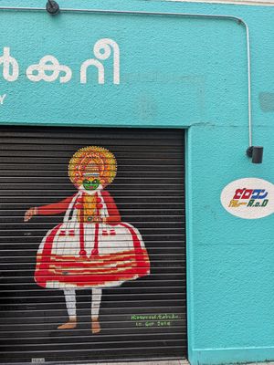 it's a pic of the restaurant facade at Zero One Curry in Tokyo