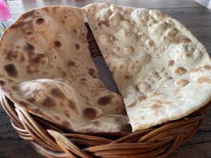 Tandoori roti, 35 baht  at S and S Indian Restaurant in Hua Hin