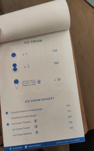 Prices at eee ice cream and bakes - 純素冰淇淋 in Taipei