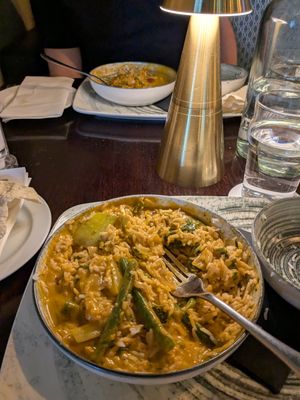 Vegan Red Thai Curry at Shannon Springs Hotel in Shannon
