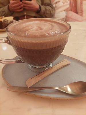 Vegan cacao without the cream at Sweet Love Caffe in Vilnius