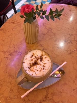 Chestnut latte  at Sweet Love Caffe in Vilnius