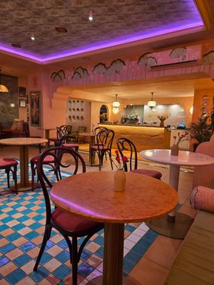 Inside at Sweet Love Caffe in Vilnius