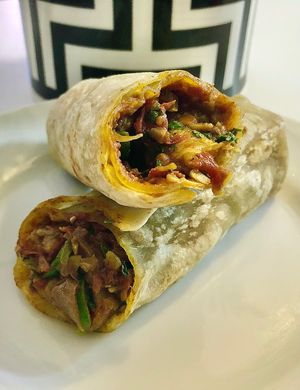 Kathi wrap at Spiice Bite in Dubai