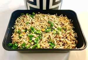 Burnt garlic fried rice  at Spiice Bite in Dubai