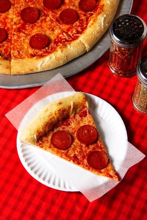 Vegan Pepperoni at Casa Caribe Pizzeria in Brooklyn