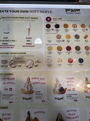   at Praow Coconut Yogurt in Bangkok