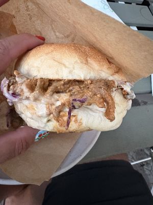 Non pulled pork sandwich  at Gastronomia 17 in Vasto