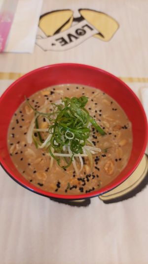 Macarrão com pasta de amendoim (frio) at Panda Ya LaPi in Sao Paulo