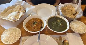 Kadhahi Tofu & Palak Tofu   at India Masala House in Kenosha