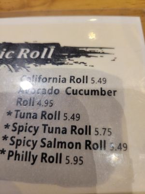 The avocado cucumber roll is vegan at The Madness in Asheville