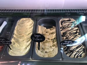 Vegan gelato - highly recommend pistachio! 🤤 at Nectar Cafe in Auburn