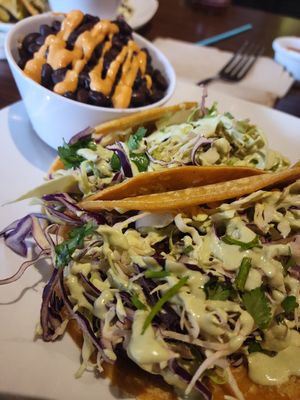 Combo taco plate 💚 at Nectar Cafe in Auburn
