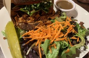 The BLTA with mixed greens - such a good sandwich! 🤤  at Nectar Cafe in Auburn