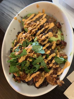 Southwestern stuffed avocado   at Nectar Cafe in Auburn