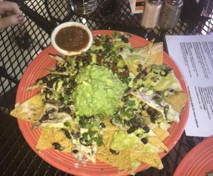supreme vegan nachos at Nectar Cafe in Auburn