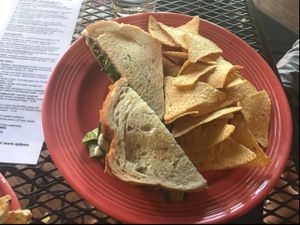 veggie sandwich  at Nectar Cafe in Auburn