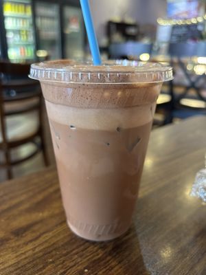 Iced mocha with oat milk - so good!   at Nectar Cafe in Auburn