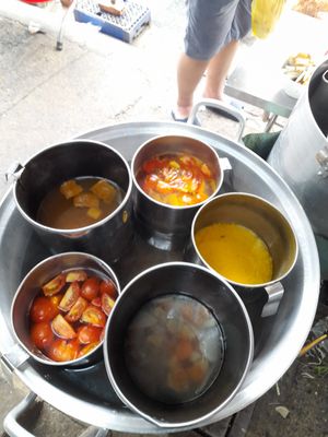 Kitchen out front at Quán Chay 37 in Ho Chi Minh City