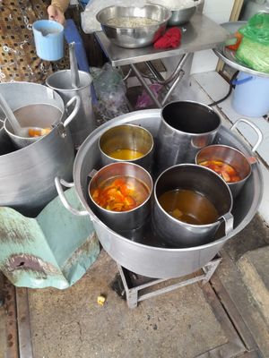 Kitchen at Quán Chay 37 in Ho Chi Minh City