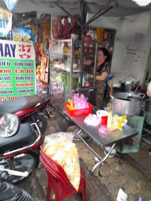 Friendly owner at Quán Chay 37 in Ho Chi Minh City