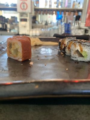 Cowgirl (5pc) & Unami Maki (5pc)  at Blue Sushi Sake Grill in Fort Worth