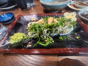 Thai hippie roll at Blue Sushi Sake Grill in Fort Worth