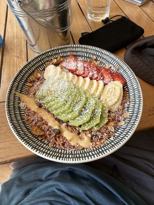 Açai bowl  at Saltwater @ Bundilla in The Gardens