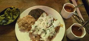 Vegan enchilada's at La Cocina Mexican Restaurant in Koh Rong