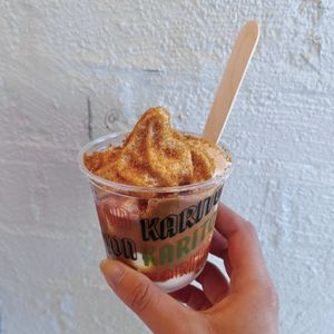 biscoff sundae at Kariton Sorbetes - Glen Waverley in Glen Waverley