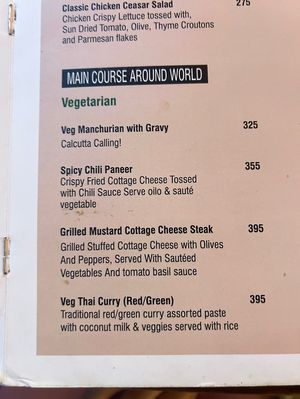 manchurian curry  at White Oak Resto in New Delhi