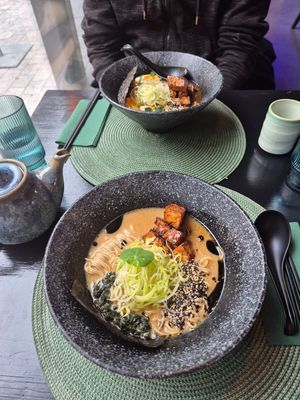 ramen with tofu at Kanuti Ramen Bar in Tallinn