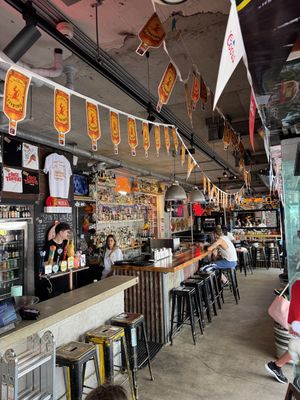 Inside but outsidee  at Chuck Trailer's in Bondi