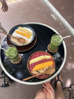 Berry & coconut bowl   at BLACK SLOW BAR in Koh Phangan