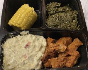 Saturday plate was delicious !  at Soul Veg City in Chicago