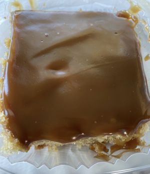 Caramel cake was dry   at Soul Veg City in Chicago