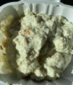 Delicious potato salad   at Soul Veg City in Chicago
