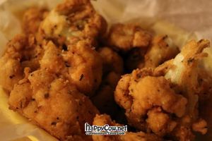 Battered Cauliflower at Soul Veg City in Chicago