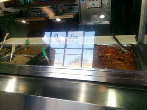Hot deli at Soul Veg City in Chicago