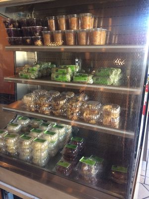 The “to go” cooler at Soul Veg at Soul Veg City in Chicago