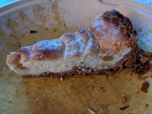 Sweet potato cheesecake at Soul Veg City in Chicago