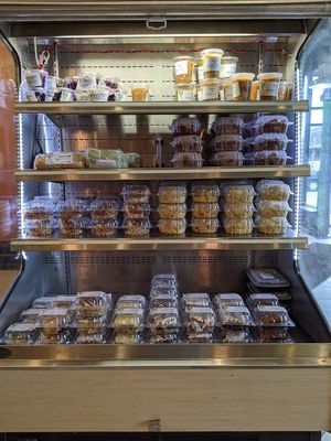 Dessert station at Soul Veg City in Chicago