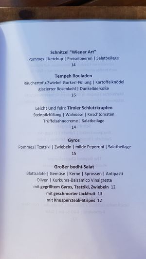 Second part of the Main Courses at Bodhi in Munich