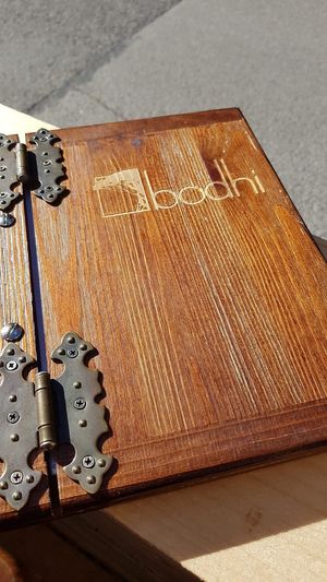 Rustical Menu Card at Bodhi in Munich