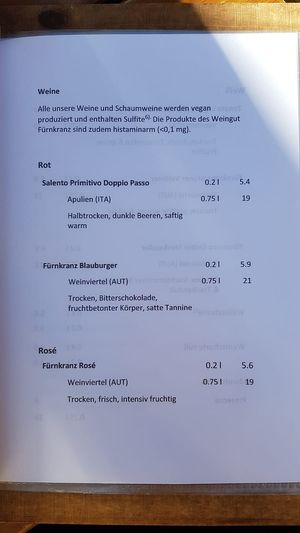 Wine at Bodhi in Munich