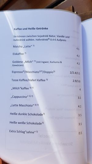 Coffee and hot drinks at Bodhi in Munich